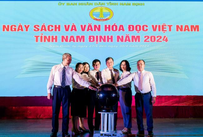 Thư viện tỉnh tham gia ngày sách và Văn hóa đọc Việt Nam tỉnh Nam Định năm 2024
